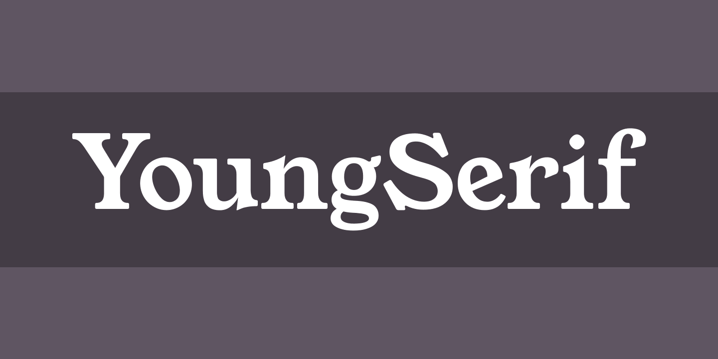 Font YoungSerif